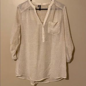 Dressy sheer top